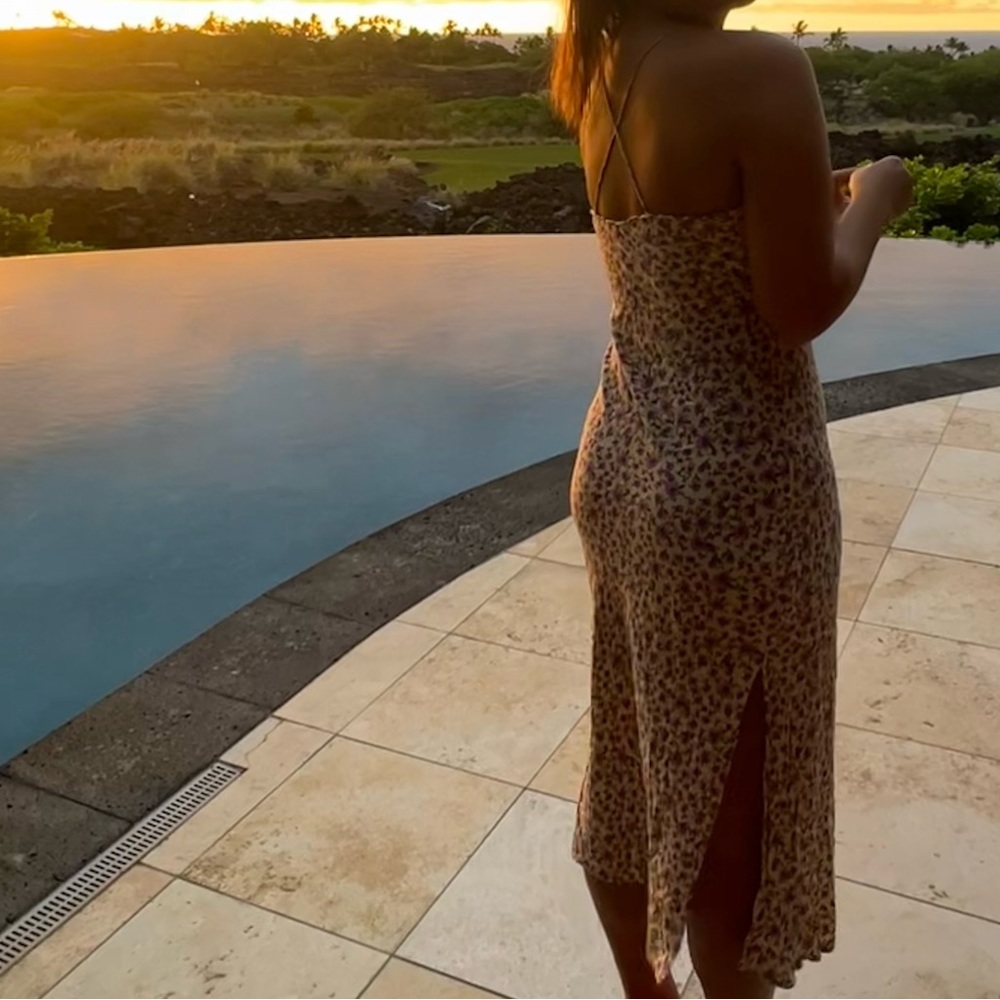 floral zara dress